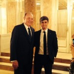 Il presidente di Banca Mediolanum, Ennio Doris con il palermitano Daniele Sarri