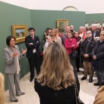 Mostra Liardo a Catania, visita guidata con la curatrice Luisa Paladino durante l'inaugurazione