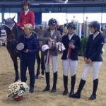 Foto premiazione Emilia Bignardelli - Progetto Giovani categoria pony 3° livello