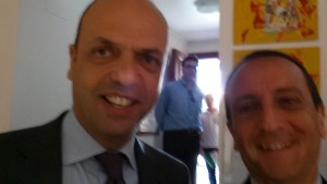 Angelino Alfano e Riccardo Arena