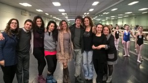 Federica_Aluzzo con i docenti del Liceo Coreutico