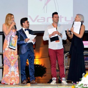 Da sinistra: Stefania Orlando, Danilo Martines,. Francesco Pampa, Vittoria Abbenante