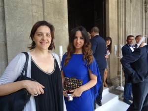 L'assessore al Comune di Palermo Agnese Ciulla e la wedding planner Maria Macchiarella