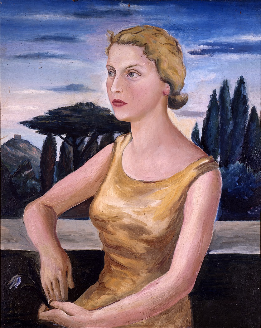 RENATO GUTTUSO, Ritratto di Topazia Alliata, 1931-32, olio su tavola, coll. Eredi Topazia Alliata