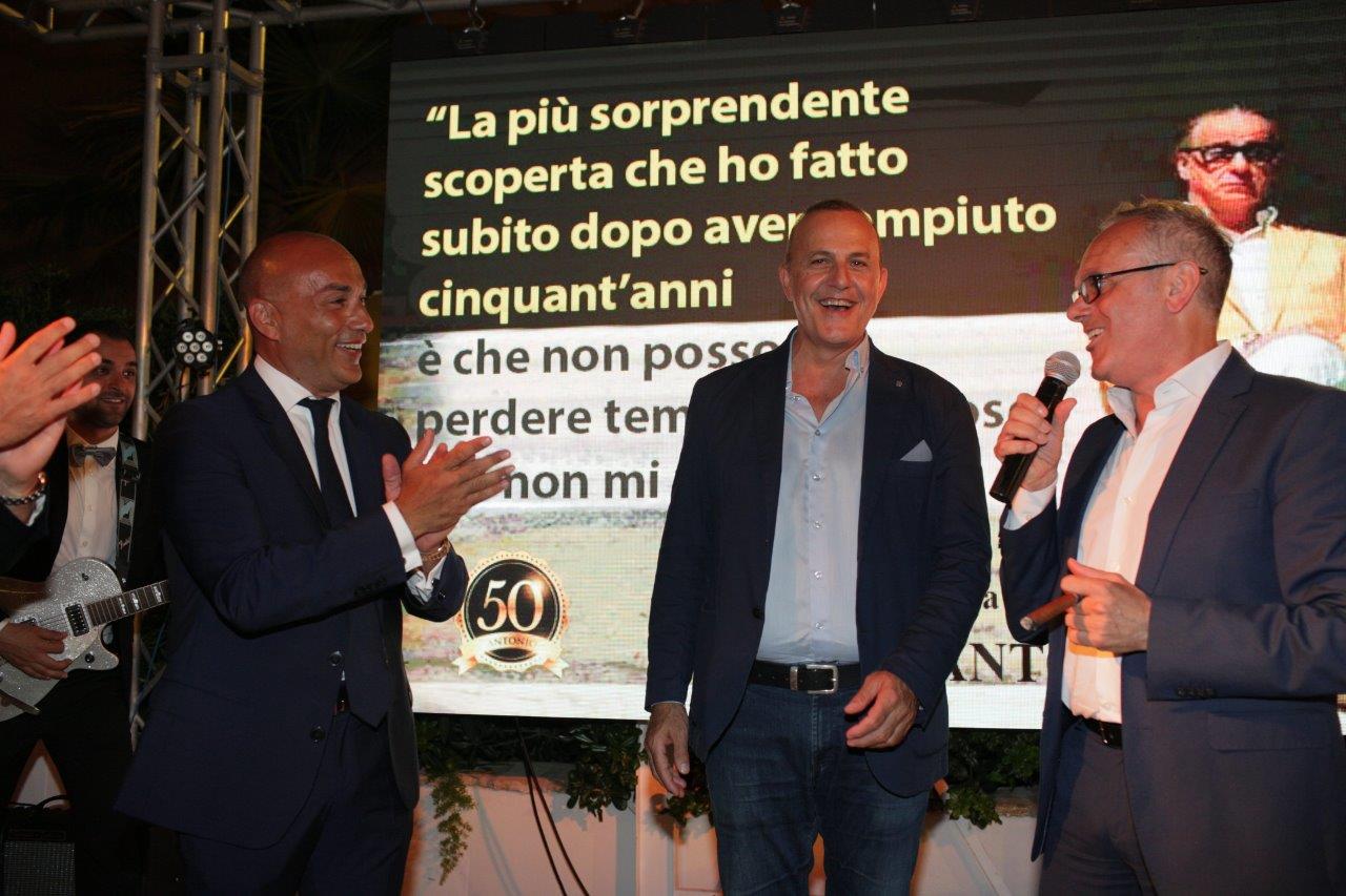 Antonio Cancascì con gli amici Domenico Tumbiolo e Paolo Bonanno