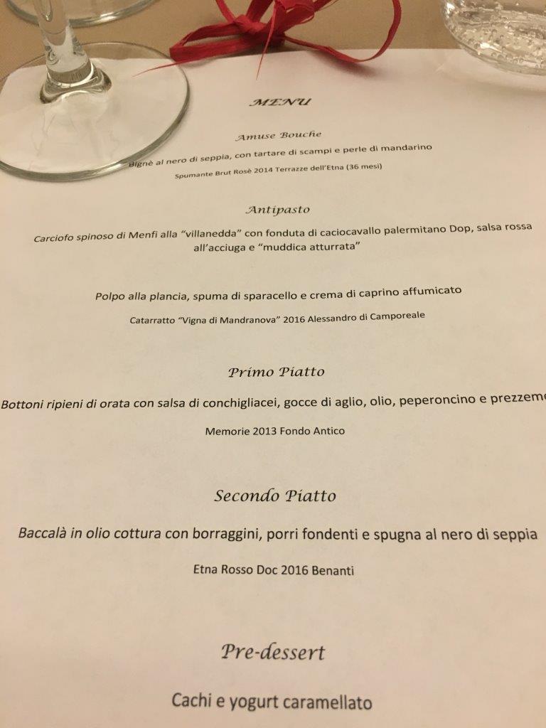 Il nuovo menu di Enosteria Sicula firmato dallo chef Gioacchino Sensale