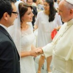 William Anselmo di Mediagol incontra Papa Francesco, dress code: l’abito nuziale